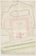1 vue  - [Blois : plan général de l\'hôpital et de Saint-Saturnin dans le faubourg de Vienne, 1778]. (ouvre la visionneuse)