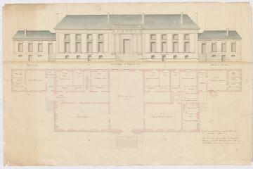 1 vue  - Blois : projet de Palais de Justice, 1837. (ouvre la visionneuse)