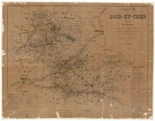 1 vue  - [Loir-et-Cher] : carte de Loir-et-Cher dressée par E. Faupin, 1880, carte imprimée. (ouvre la visionneuse)