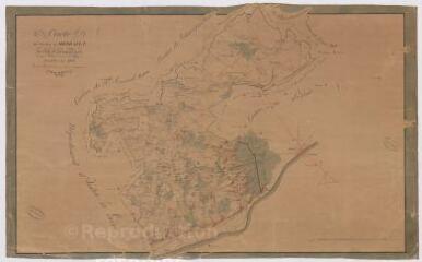 1 vue  - Herbault : carte du canton d\'Herbault divisée en 21 communes, 1822. (ouvre la visionneuse)