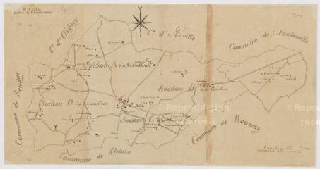 1 vue  - [Saint-Agil : plan général de la commune, copie du tableau d\'assemblage du cadastre], s.d. Provenance : Préfecture de Loir-et-Cher. (ouvre la visionneuse)