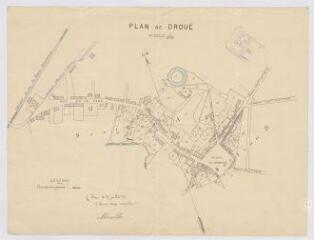 1 vue  - Droué : plan de Droué, 1913. Provenance : Préfecture de Loir-et-Cher. (ouvre la visionneuse)