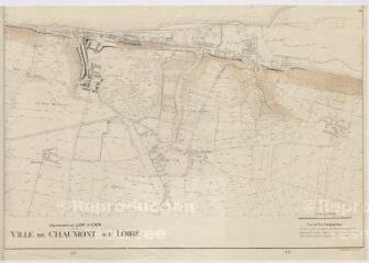 1 vue  - [Chaumont-sur-Loire] : ville de Chaumont-sur-Loire, fond de plan topographique [destiné au Commissariat à la Reconstruction], 1942, plan imprimé. (ouvre la visionneuse)