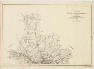 1 vue  - Romorantin-Lanthenay : plan topographique régulier [secteur nord-ouest, nord-est] dressé par le Ministère de la Reconstruction et de l\'Urbanisme, 1948, plan imprimé. (ouvre la visionneuse)