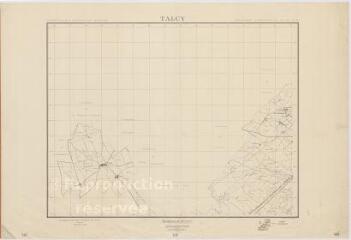 1 vue  - Talcy : délégation générale à l\'équipement national, groupement d\'urbanisme du Val de Loire, [plan de la ville et de ses alentours, 1944], plan imprimé. (ouvre la visionneuse)