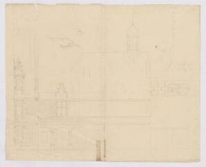 1 vue  - [Blois : chantier de restauration du château : façade, ca 1846]. Provenance : fonds de l\'architecte Jules de La Morandière (F 423) (ouvre la visionneuse)