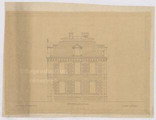 1 vue  - [Blois] : dépôt d\'étalons de Blois (haras): bâtiment du directeur, [ca 1878]. Provenance : fonds de l\'architecte Jules de La Morandière (F 424-427) (ouvre la visionneuse)