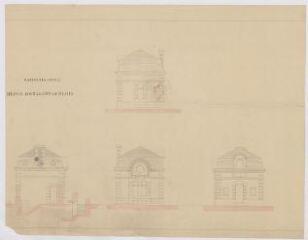 1 vue  - [Blois : dépôt d\'étalons de Blois (haras): bâtiments non identifiés, ca 1878]. Provenance : fonds de l\'architecte Jules de La Morandière (F 424-427) (ouvre la visionneuse)