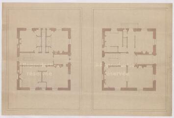 1 vue  - [Blois : dépôt d\'étalons de Blois (haras): plan au sol d\'un pavillon, ca 1878]. Provenance : fonds de l\'architecte Jules de La Morandière (F 424-427) (ouvre la visionneuse)