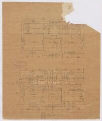 1 vue  - [Blois : dépôt d\'étalons de Blois (haras): plan au sol d\'un pavillon], 1880. Provenance : fonds de l\'architecte Jules de La Morandière (F 424-427) (ouvre la visionneuse)