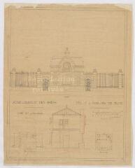 1 vue  - [Blois] : dépôt d\'étalons de Blois (haras): loge du concierge, [ca 1880]. Provenance : fonds de l\'architecte Jules de La Morandière (F 424-427) (ouvre la visionneuse)