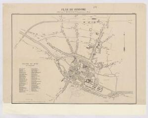 1 vue  - [Vendôme] : plan de Vendôme [avec les places et les rues, XXe], plan imprimé. (ouvre la visionneuse)