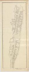 1 vue  - Vendôme : faubourg Saint-Bienheuré, [plan régulier dressé par le Ministère de la Construction, 1958], plan imprimé. (ouvre la visionneuse)
