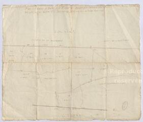 1 vue  - [Chambord] : plan des ventes de brulis de la forest de Boulongne [Boulogne], janvier 1735, plume. (ouvre la visionneuse)
