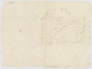 1 vue  - [Talcy : seigneurie] : brouillons des plans et arpentages de M. Guesdron qui ont servy à faire le plan général de l\'atlas, 2 janvier 1736, plume. (ouvre la visionneuse)