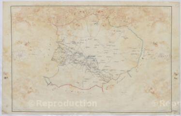 1 vue  - Blancafort : carte de la commune (territoire de la Sologne), s.d. Sans échelle. (ouvre la visionneuse)