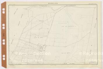 1 vue  - Marolles : reproduction du plan cadastral de la commune, section B1, plan révisé pour 1950. Echelle au 1/2000ème (ouvre la visionneuse)
