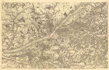 1 vue  - Blois : reproduction de la carte de Cassini de la ville, s.d. (ouvre la visionneuse)