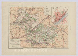 1 vue  - Loir-et-Cher : carte du département gravée, s.d. Echelle au 1/425 000e (ouvre la visionneuse)
