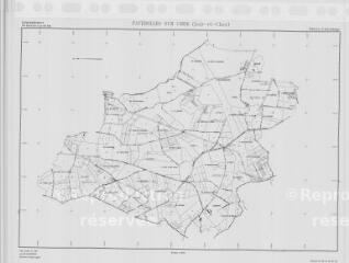 1 vue  - Faverolles-sur-Cher (Commune de) : plan de remembrement. Tableau d\'assemblage sections ZA à ZH (ouvre la visionneuse)