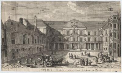 1 vue  - Blois : le château : Vüe de la cour du Château Royal de Blois (ouvre la visionneuse)