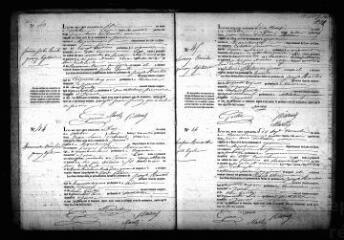 539 vues  - Registre d\'état civil. microfilm des registres des naissances, mariages, décès. (septembre 1850-1865) (ouvre la visionneuse)