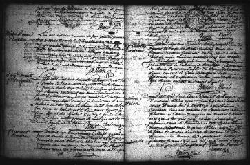 594 vues  - Registre d\'état civil. microfilm des registres des baptêmes, mariages, sépultures. (1760-1792) (ouvre la visionneuse)
