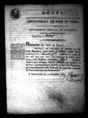 595 vues  - Registre d\'état civil. microfilm des registres des naissances, mariages, décès. (mars 1811-1842) (ouvre la visionneuse)