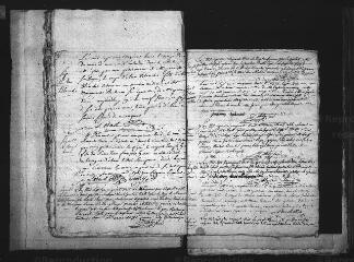 607 vues  - Registre d\'état civil. microfilm des registres des baptêmes, mariages, sépultures. (mai 1758-1792) : microfilm des registres des naissances, mariages, décès. (1793-1805) (ouvre la visionneuse)