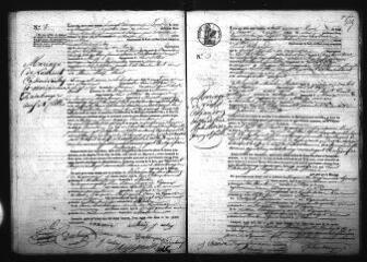 604 vues  - Registre d\'état civil. microfilm des registres des naissances (1830-1856), mariages (1830-1852), décès. (1830-1852) (ouvre la visionneuse)