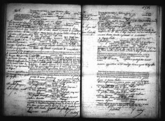594 vues  - Registre d\'état civil. microfilm des registres des naissances, mariages, décès. (juin 1830-1842) : microfilm des registres des naissances. (1843-1858) (ouvre la visionneuse)