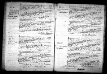476 vues  - Registre d\'état civil. microfilm des registres des naissances, mariages, décès. (avril 1821-1843) (ouvre la visionneuse)