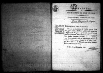 736 vues  - Registre d\'état civil. microfilm des registres des naissances, mariages, décès. (1823-1865) (ouvre la visionneuse)