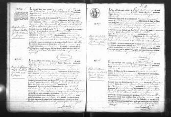 601 vues  - Registre d\'état civil. microfilm des registres des naissances, mariages, décès. (octobre 1815-1832) (ouvre la visionneuse)