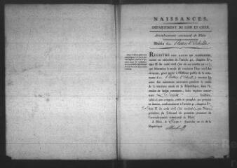 766 vues  - Registre d\'état civil. microfilm des registres des naissances, mariages, décès. (vendémiaires an XIII-1865) (ouvre la visionneuse)