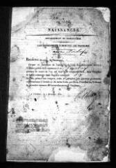 373 vues  - Registre d\'état civil. microfilm des registres des naissances, mariages, décès. (1853-1872) (ouvre la visionneuse)