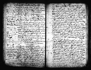 635 vues  - Registre d\'état civil. microfilm des registres des baptêmes, mariages, sépultures. (février 1745-1792). microfilm des registres des naissances (1793-1832), mariages, décès. (1793-1814) (ouvre la visionneuse)