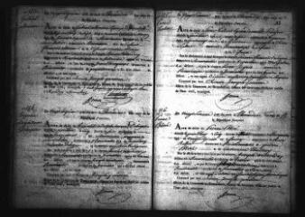 597 vues  - Registre d\'état civil. microfilm des registres des naissances, mariages, décès. (thermidor an XI-novembre 1807) (ouvre la visionneuse)