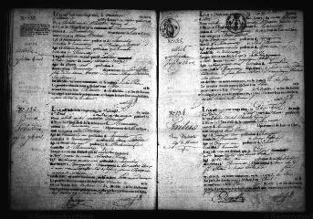 589 vues  - Registre d\'état civil. microfilm des registres des naissances, mariages, décès. (août 1825-juillet 1829) (ouvre la visionneuse)
