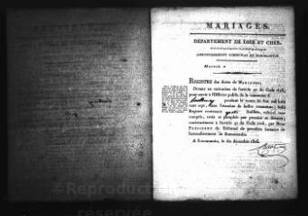 588 vues  - Registre d\'état civil. microfilm des registres des naissances, mariages, décès. (1807-1829) (ouvre la visionneuse)