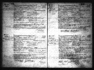 594 vues  - Registre d\'état civil. microfilm des registres des naissances, mariages, décès. (novembre 1845-janvier 1849) (ouvre la visionneuse)