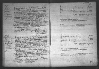 685 vues  - Registre d\'état civil. microfilm des registres des naissances, mariages, décès. (1807-1865) (ouvre la visionneuse)