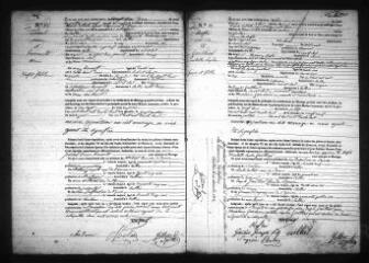 591 vues  - Registre d\'état civil. microfilm des registres des naissances, mariages, décès. (juillet 1838-1850) (ouvre la visionneuse)