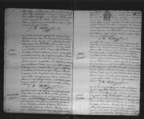 501 vues  - Registre d\'état civil. microfilm des registres des naissances, mariages, décès. (1793-1818) (ouvre la visionneuse)