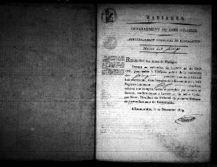 602 vues  - Registre d\'état civil. microfilm des registres des naissances, mariages, décès. (1830-1851) (ouvre la visionneuse)