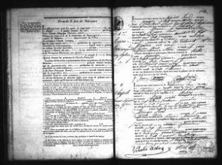 662 vues  - Registre d\'état civil. microfilm des registres des naissances (1831-1832), mariages, décès (1823-1832). microfilm des registres des naissances. (1833-1862) (ouvre la visionneuse)