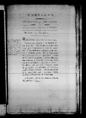 729 vues  - Registre d\'état civil. microfilm des registres des naissances, mariages, décès. (vendémiaire an XI-1867 (ouvre la visionneuse)