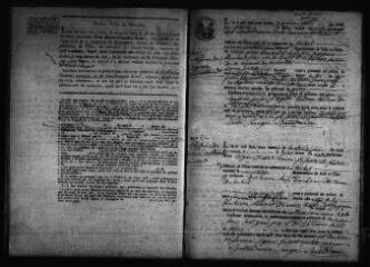 452 vues  - Registre d\'état civil. microfilm des registres des naissances, mariages, décès. (1813-1872) (ouvre la visionneuse)