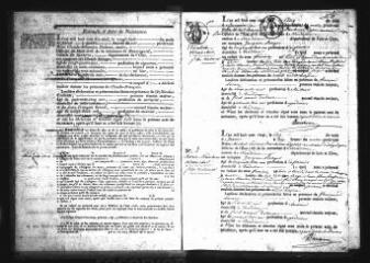 586 vues  - Registre d\'état civil. microfilm des registres des naissances. (1820-juillet 1827) (ouvre la visionneuse)