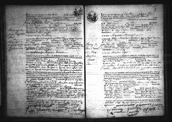 586 vues  - Registre d\'état civil. microfilm des registres des mariages. (juin 1808-mai 1825) (ouvre la visionneuse)
